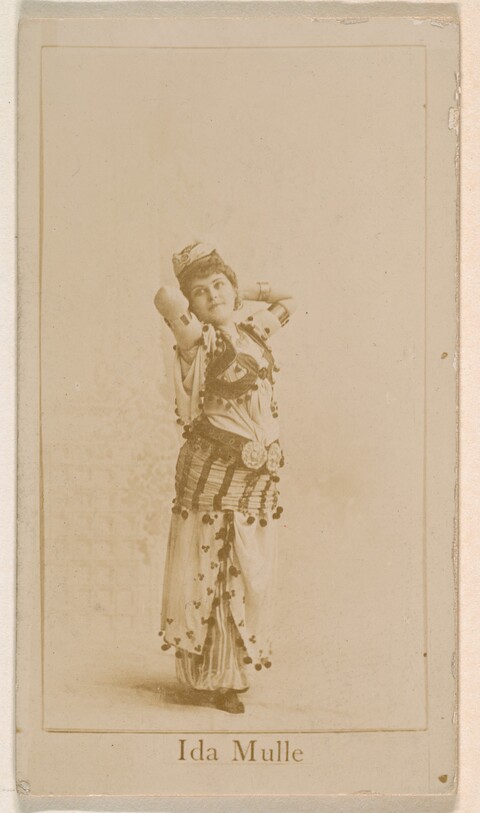 Vintage Portrait of Performer Ida Mulle
