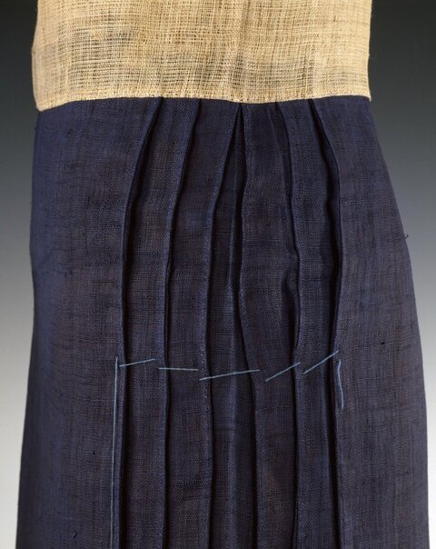 Pleated Hand-Sewn Garment Detail