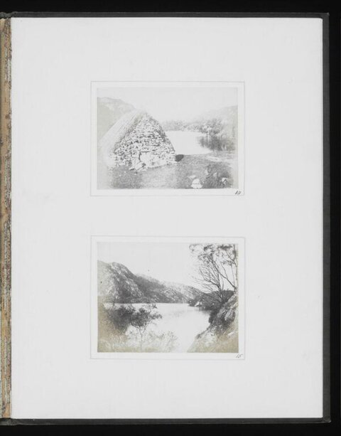 Two Vintage Lakeside Landscape Photos
