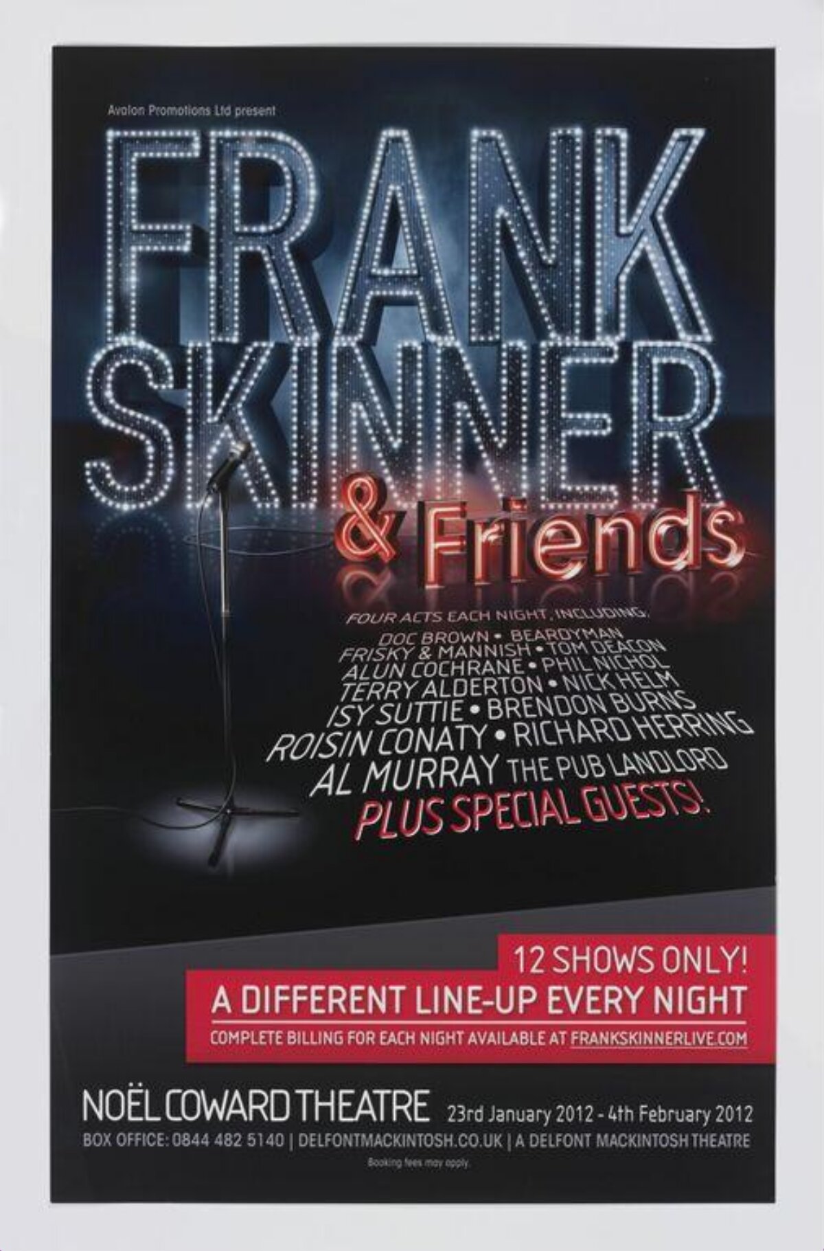 Frank Skinner & Friends Show Poster