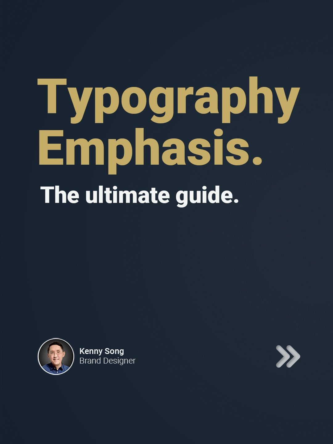 Typography Emphasis Ultimate Guide Cover