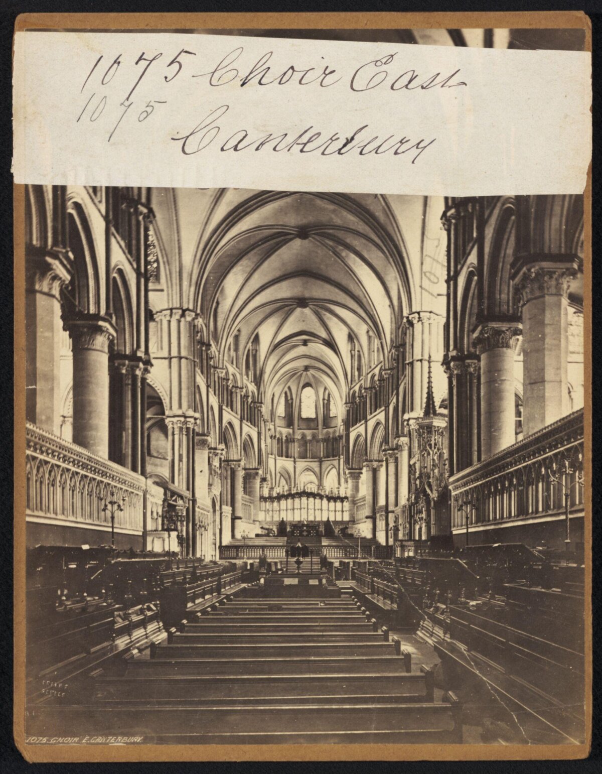 Canterbury Cathedral Choir East Interior