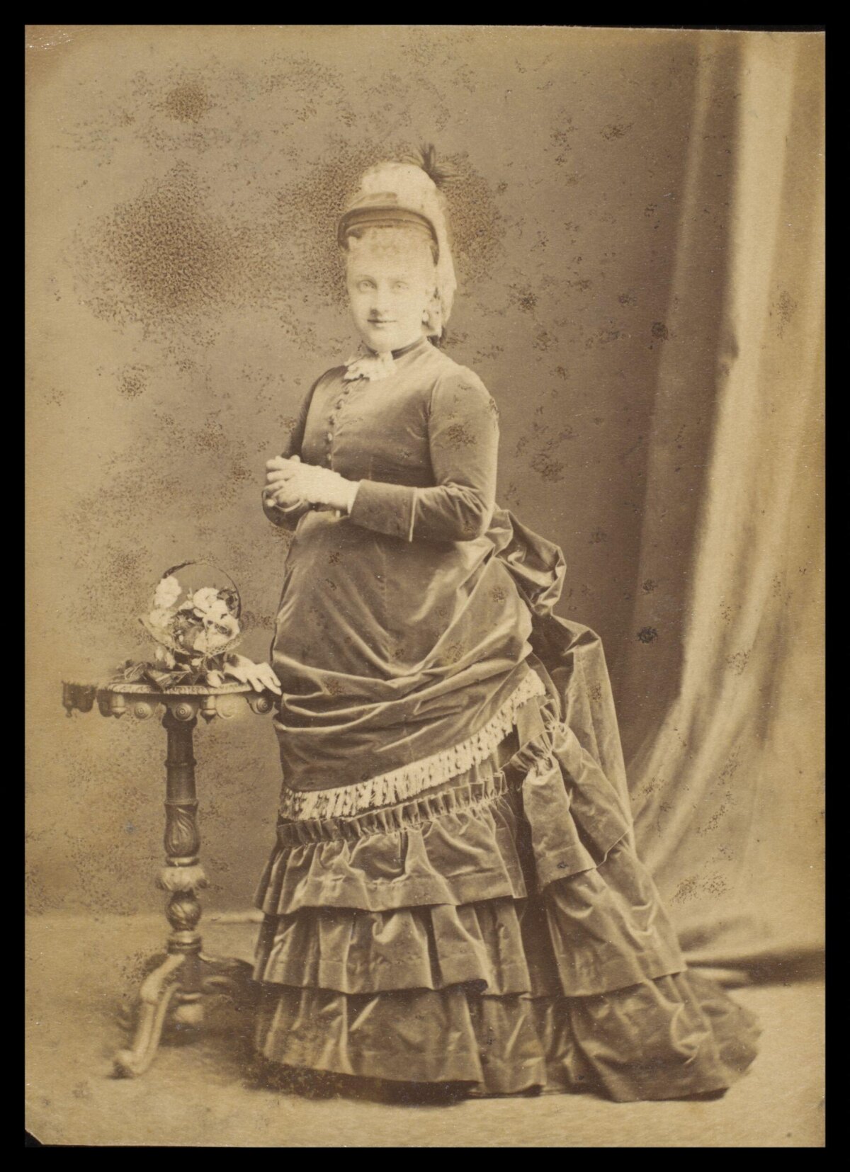 Victorian Woman Studio Portrait