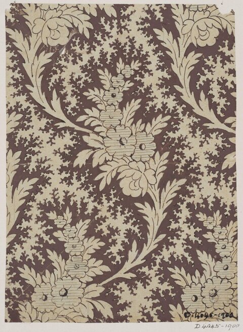 Vintage Floral Textile Pattern