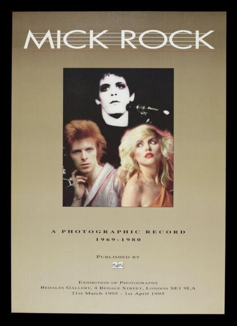 Mick Rock Photo Exhibition Poster
