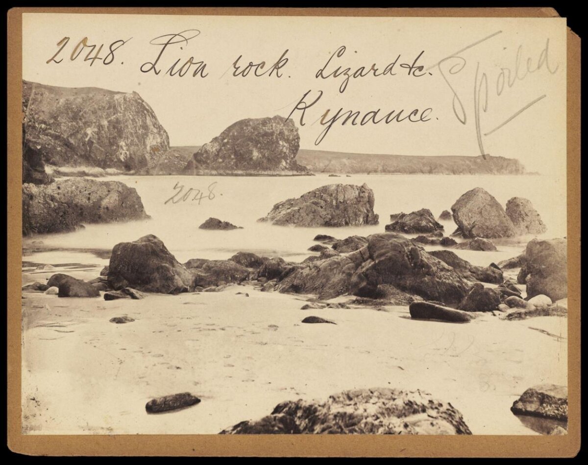 Lion Rock Kynance Coastal Scene