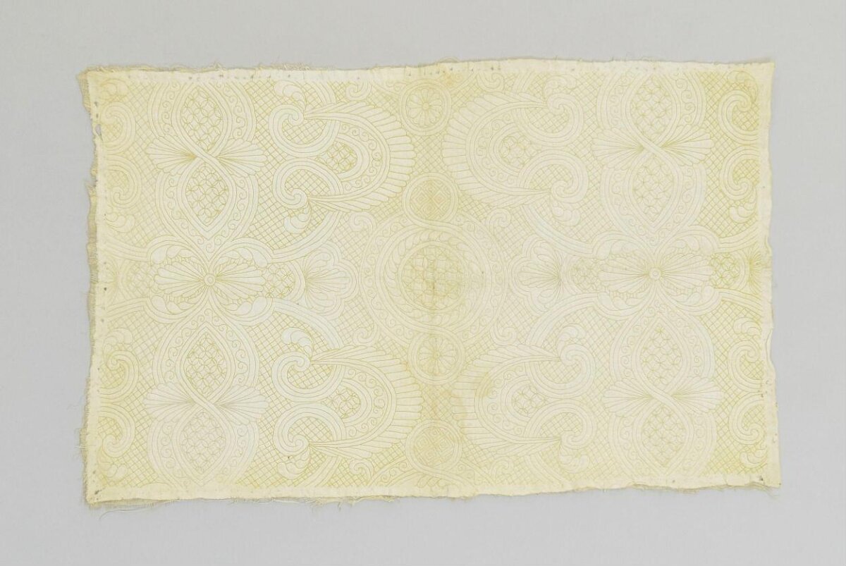 Antique Embroidered Textile Fragment