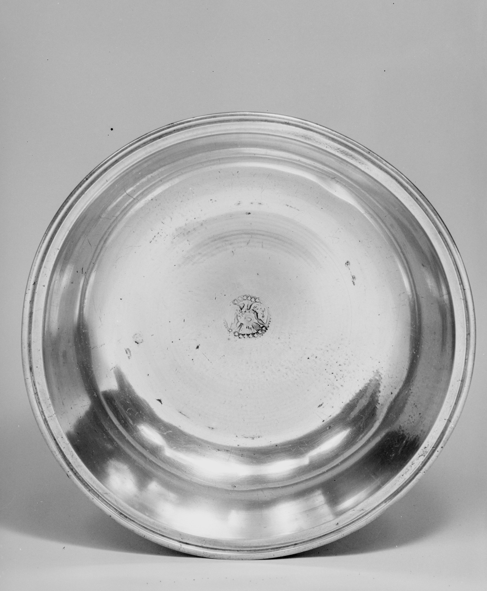 Vintage Pewter Round Basin