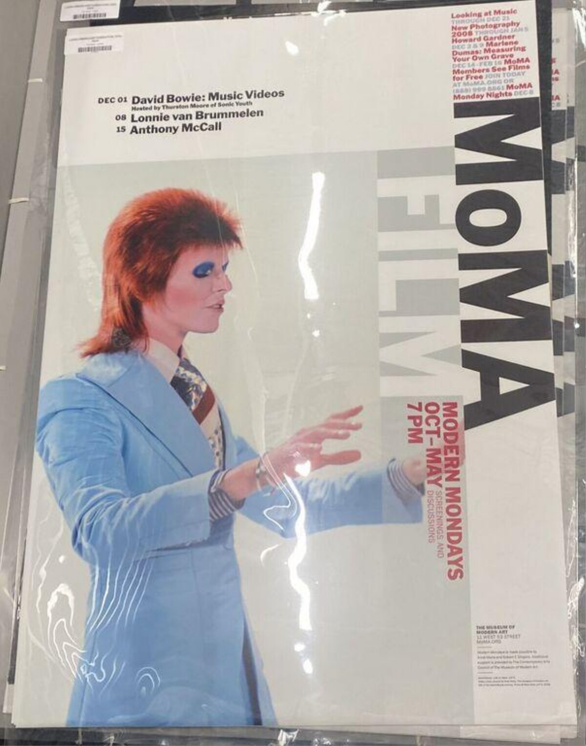 MoMA David Bowie Event Poster