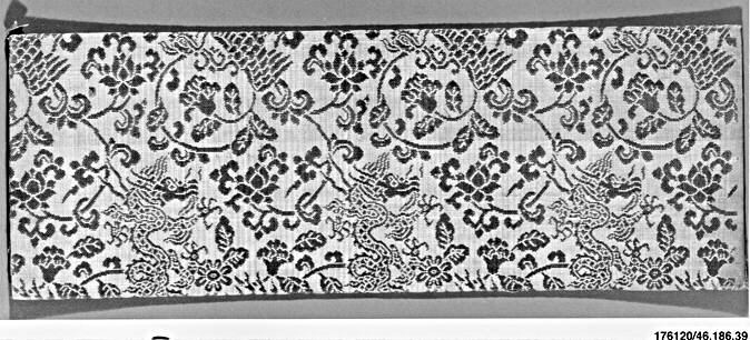 Ancient Dragon and Floral Brocade