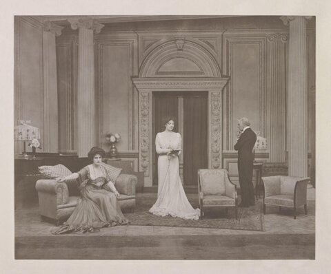 Vintage Stage Play Scene