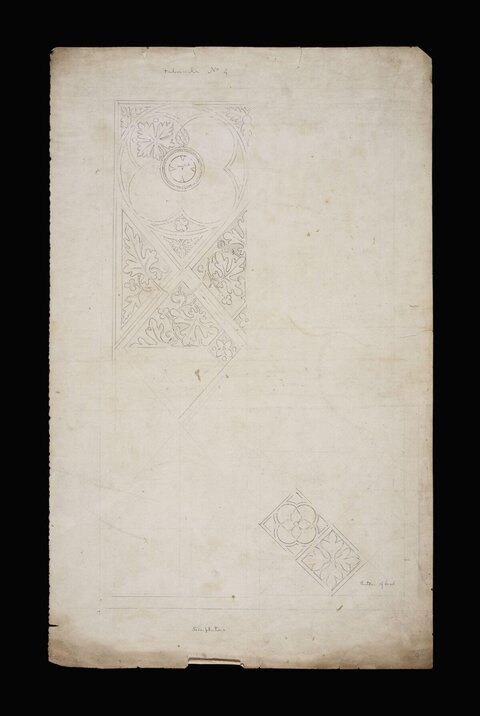 Gothic Decorative Pattern Hand Sketch