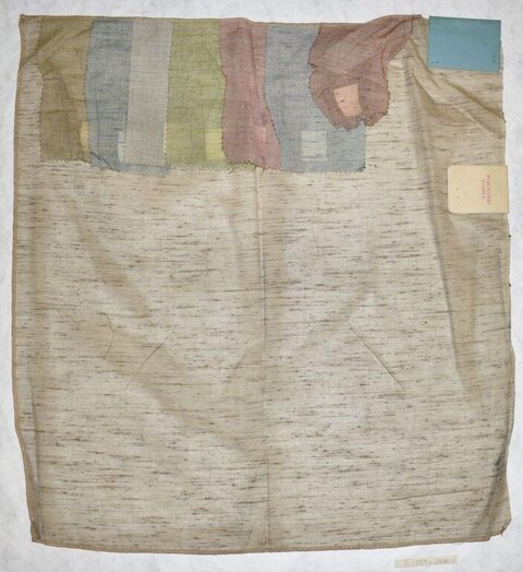 Vintage Textile Fabric Swatch Sample