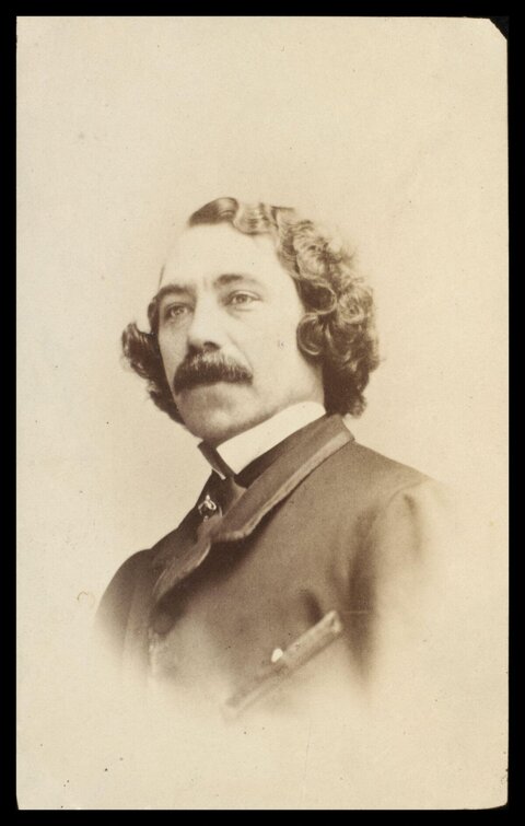 Vintage Bust Portrait of a Man