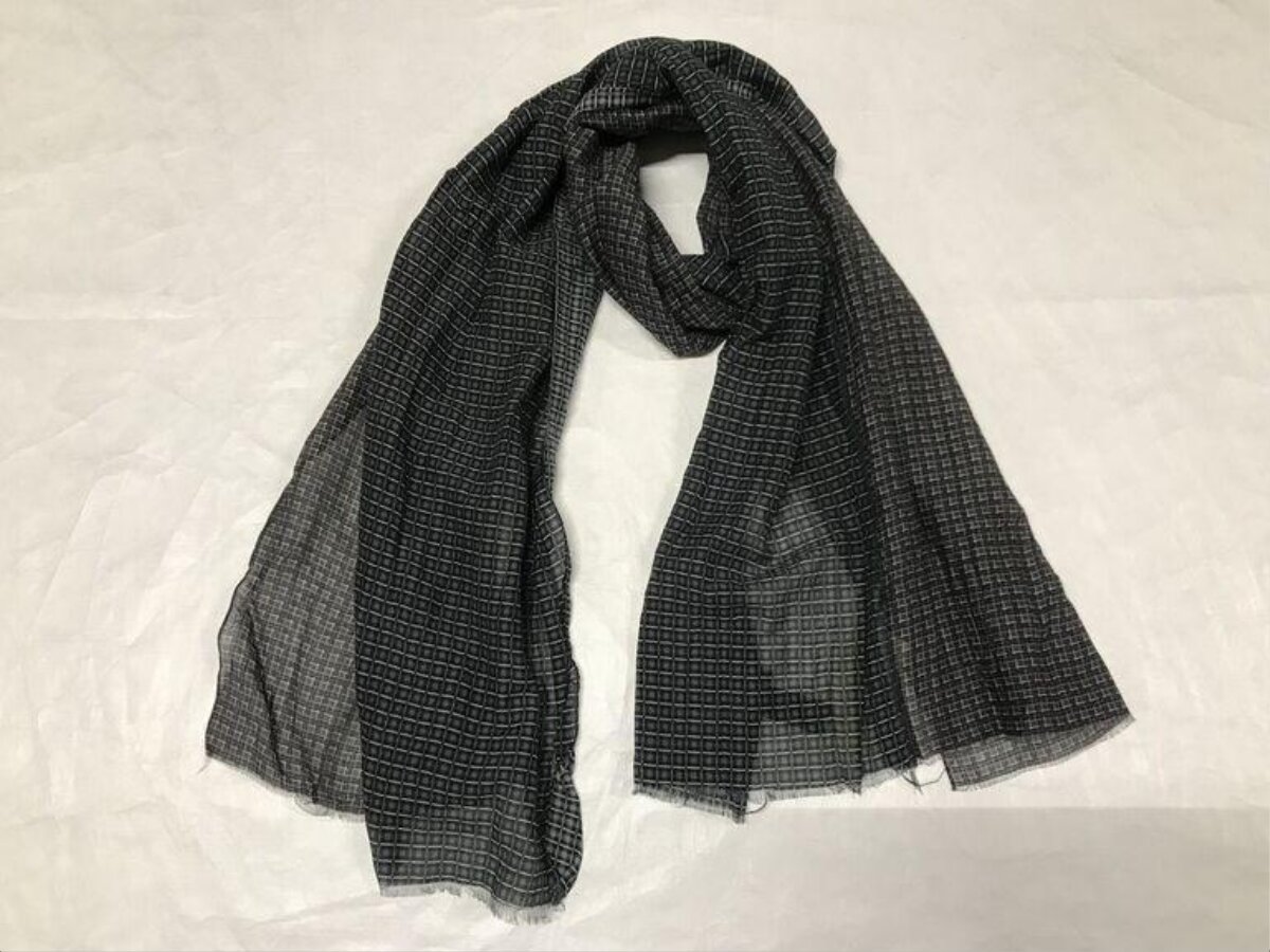Dark Checkered Scarf