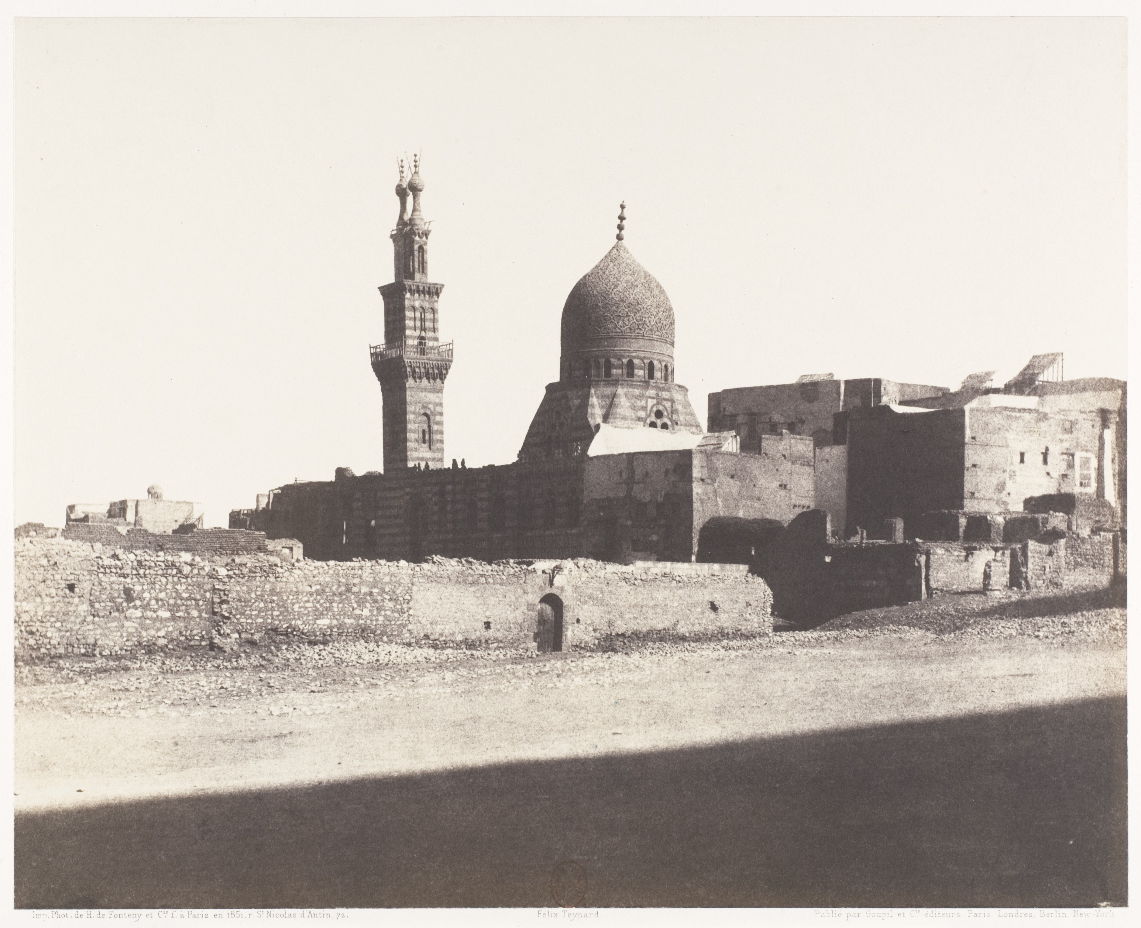 Vintage View of Egyptian Mosque