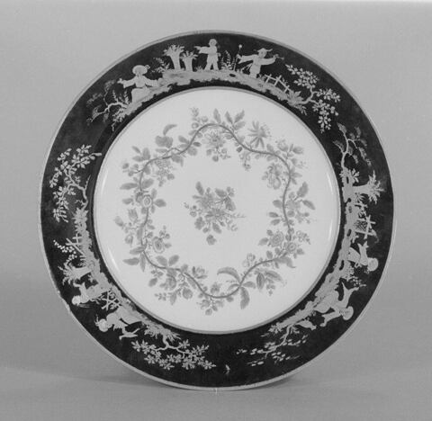 Antique Decorative Porcelain Plate