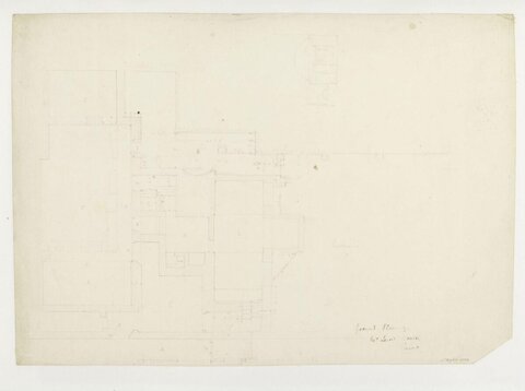 Hand-drawn Architectural Ground Plan