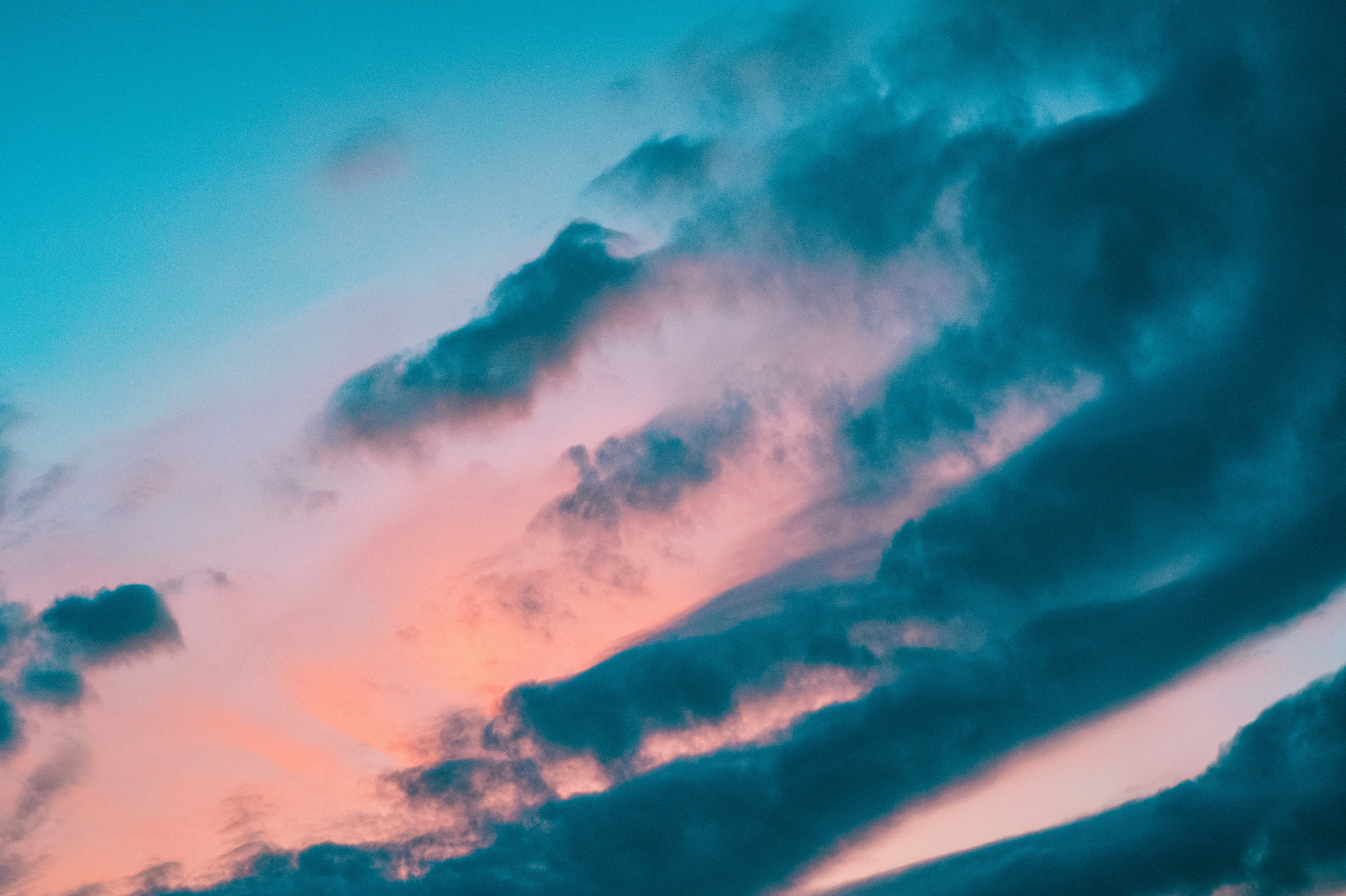 Dusk Sky With Clouds