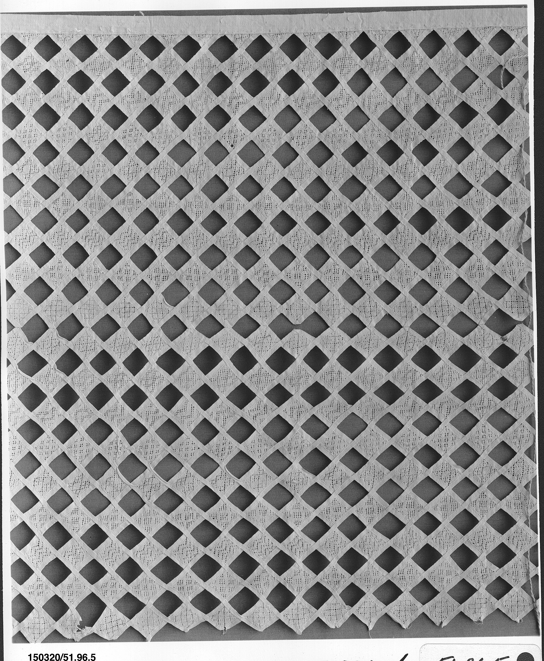 Diamond Lattice Woven Textile Sample
