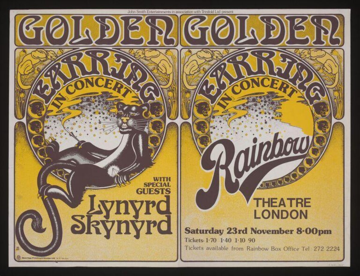 Golden Earring London Concert Poster