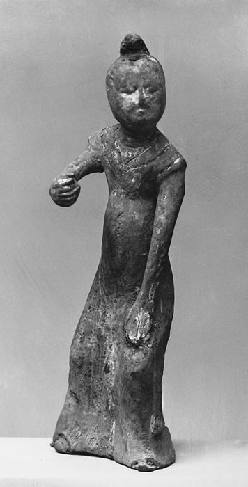 Ancient Standing Pottery Figurine