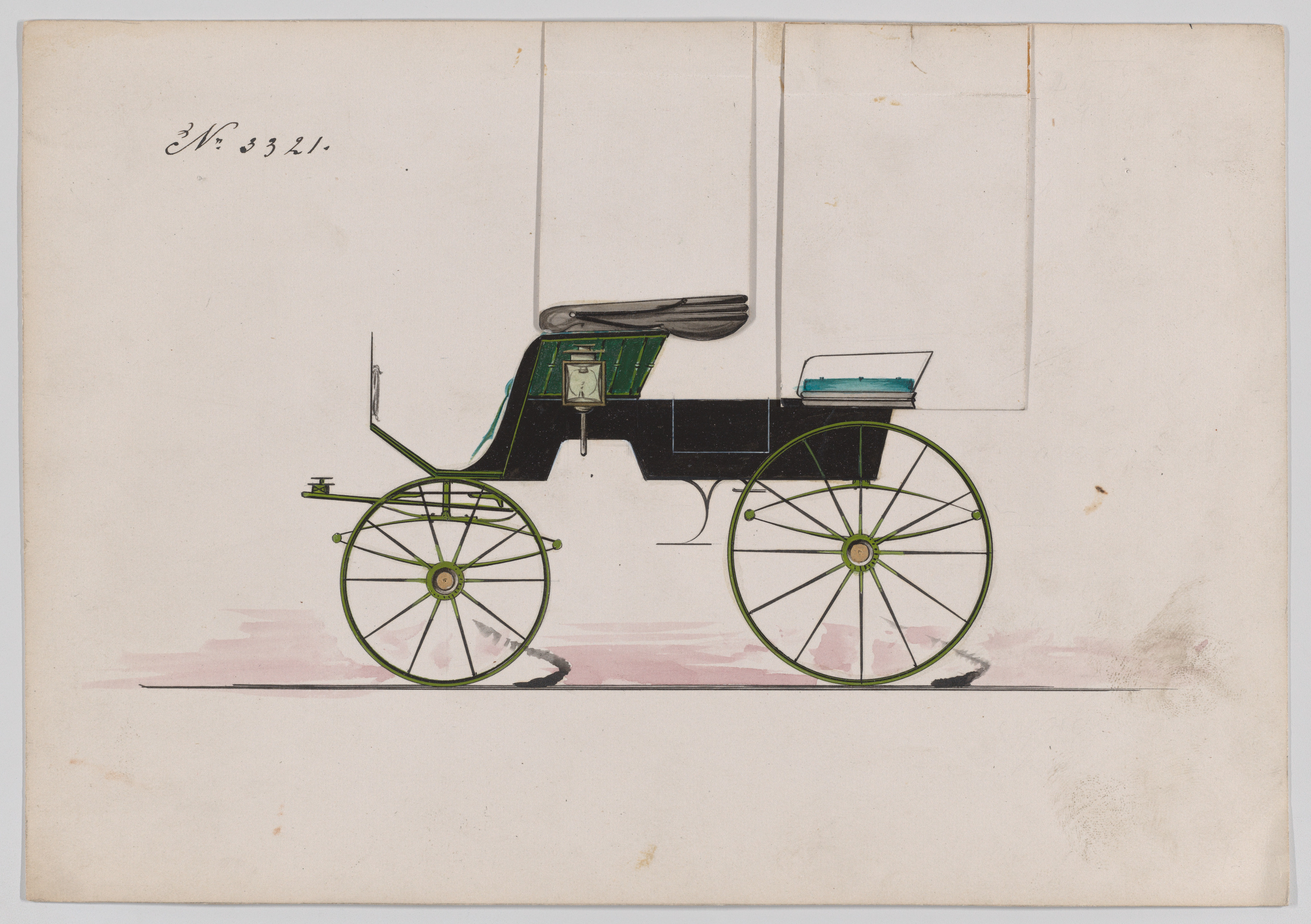 Horse-Drawn Carriage Design Sketch
