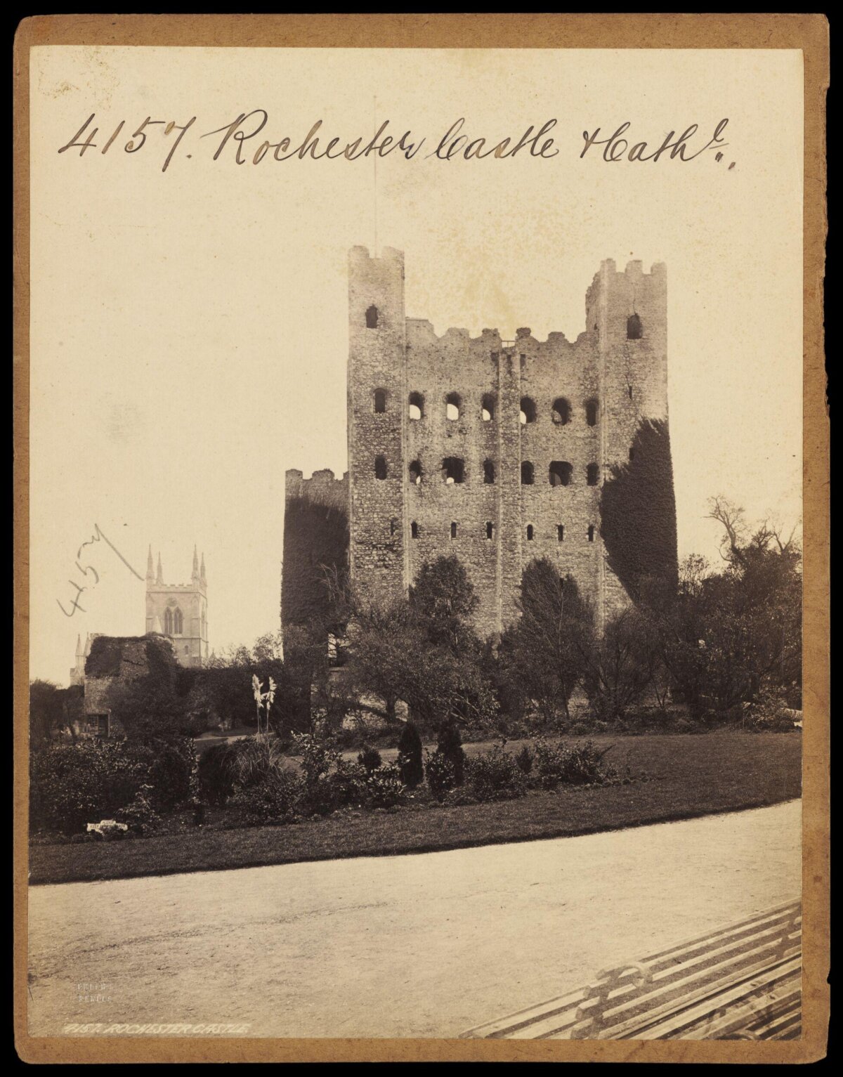 Vintage View of Rochester Castle