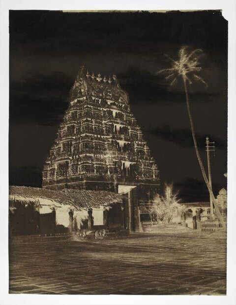 Vintage View of Indian Temple