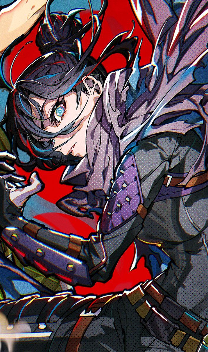 Stylized Anime Female Armored Warrior