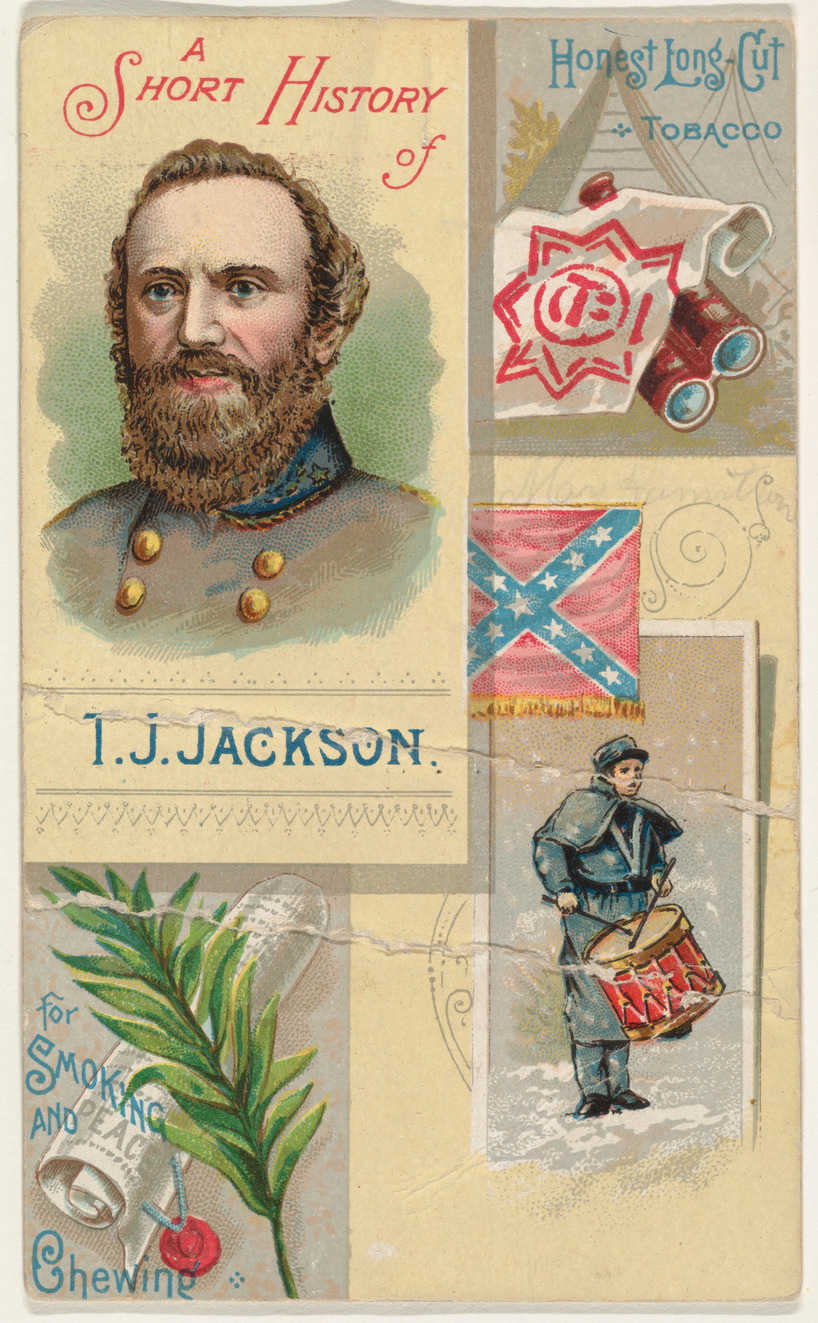 Vintage T.J. Jackson Tobacco Advertising Card