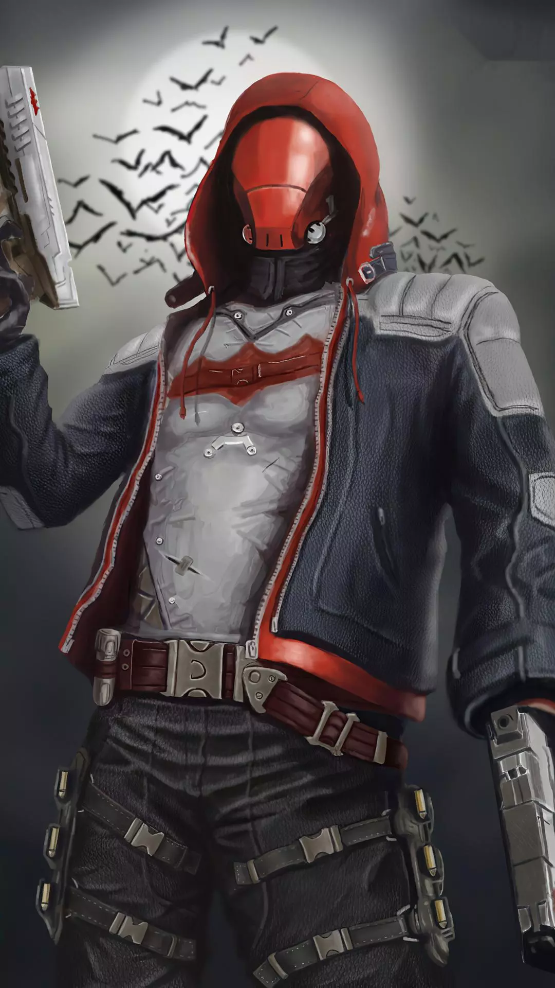 Red Hood Comic Character Illustration