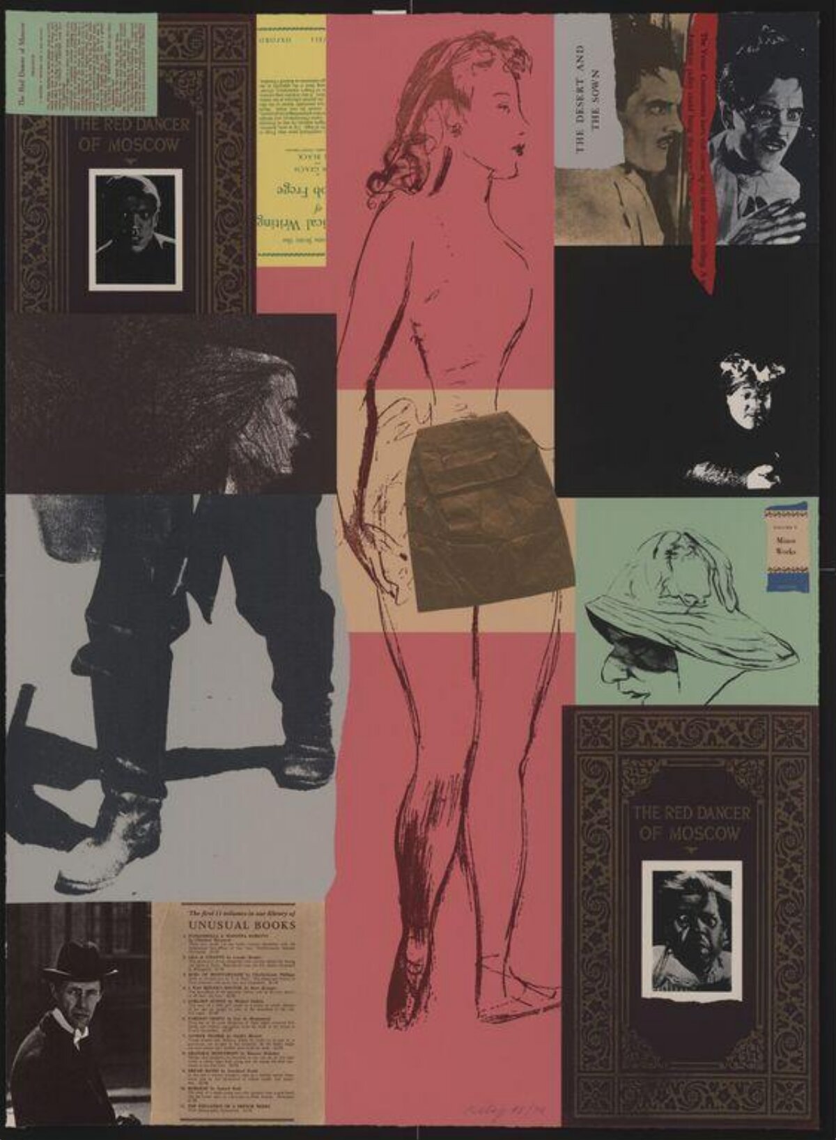 Female Figure Collage Artwork