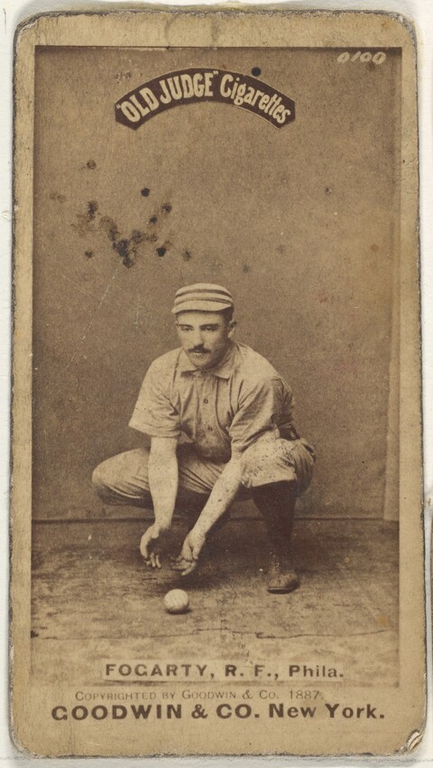 1887 Old Judge Baseball Cigarette Card