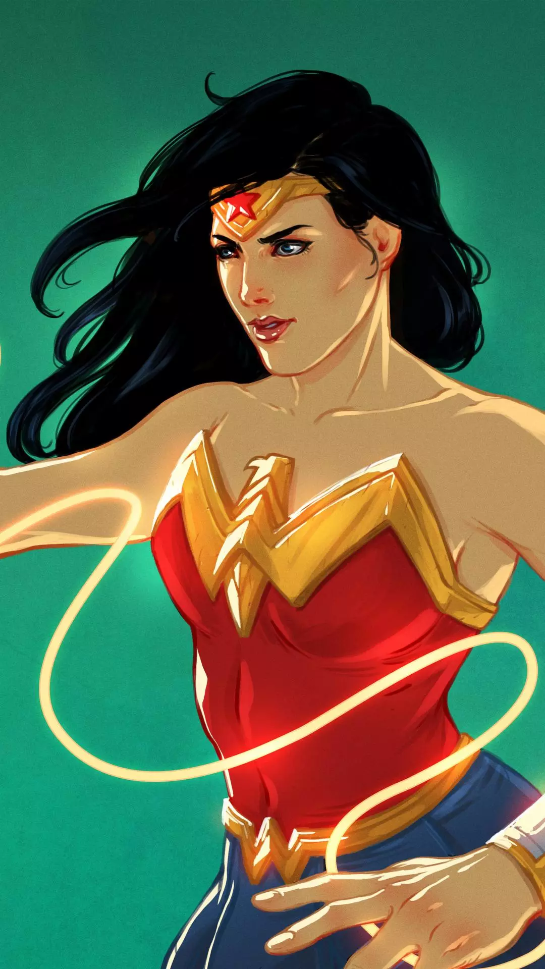 Wonder Woman Comic Illustration