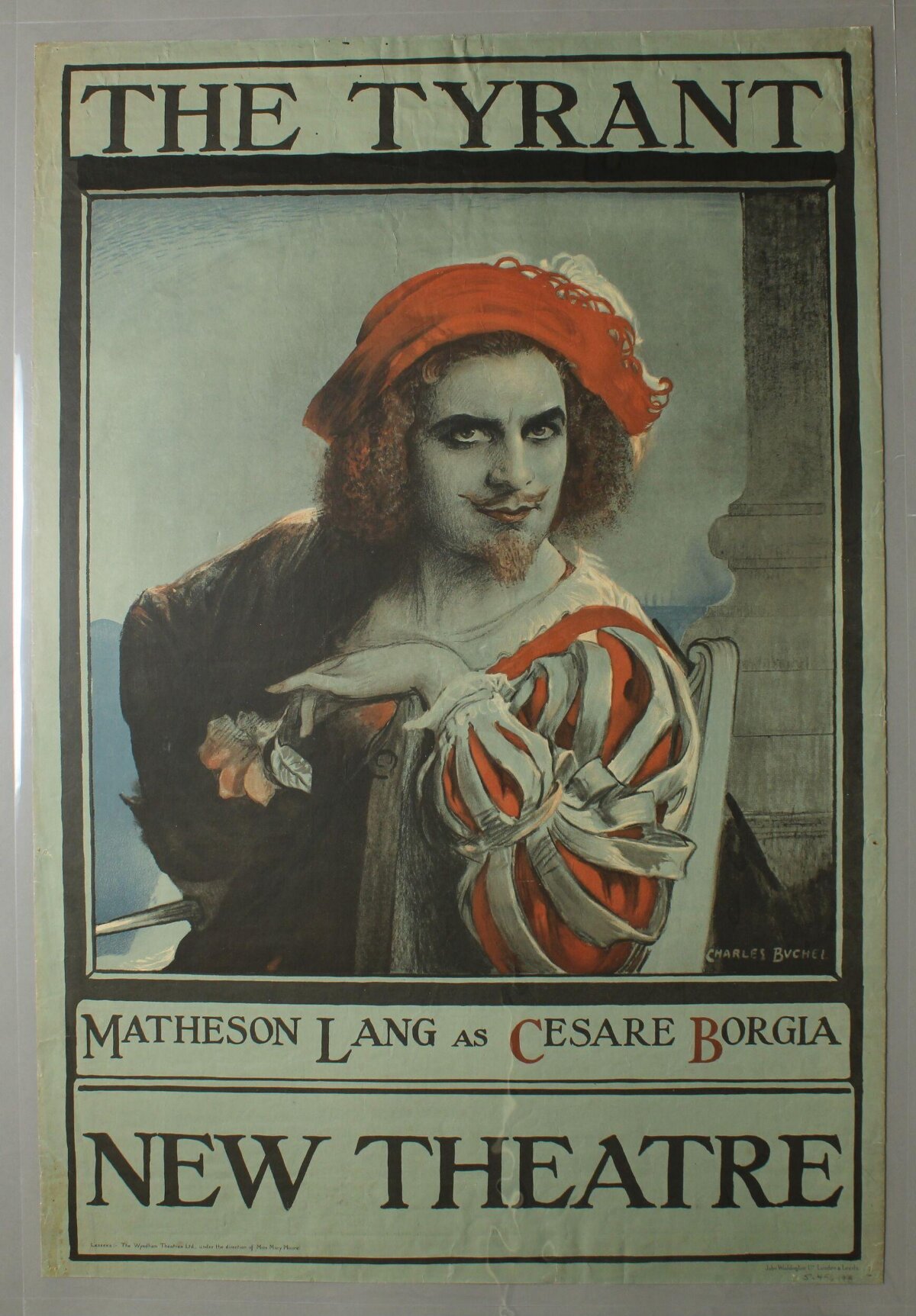 Vintage The Tyrant Theatre Poster
