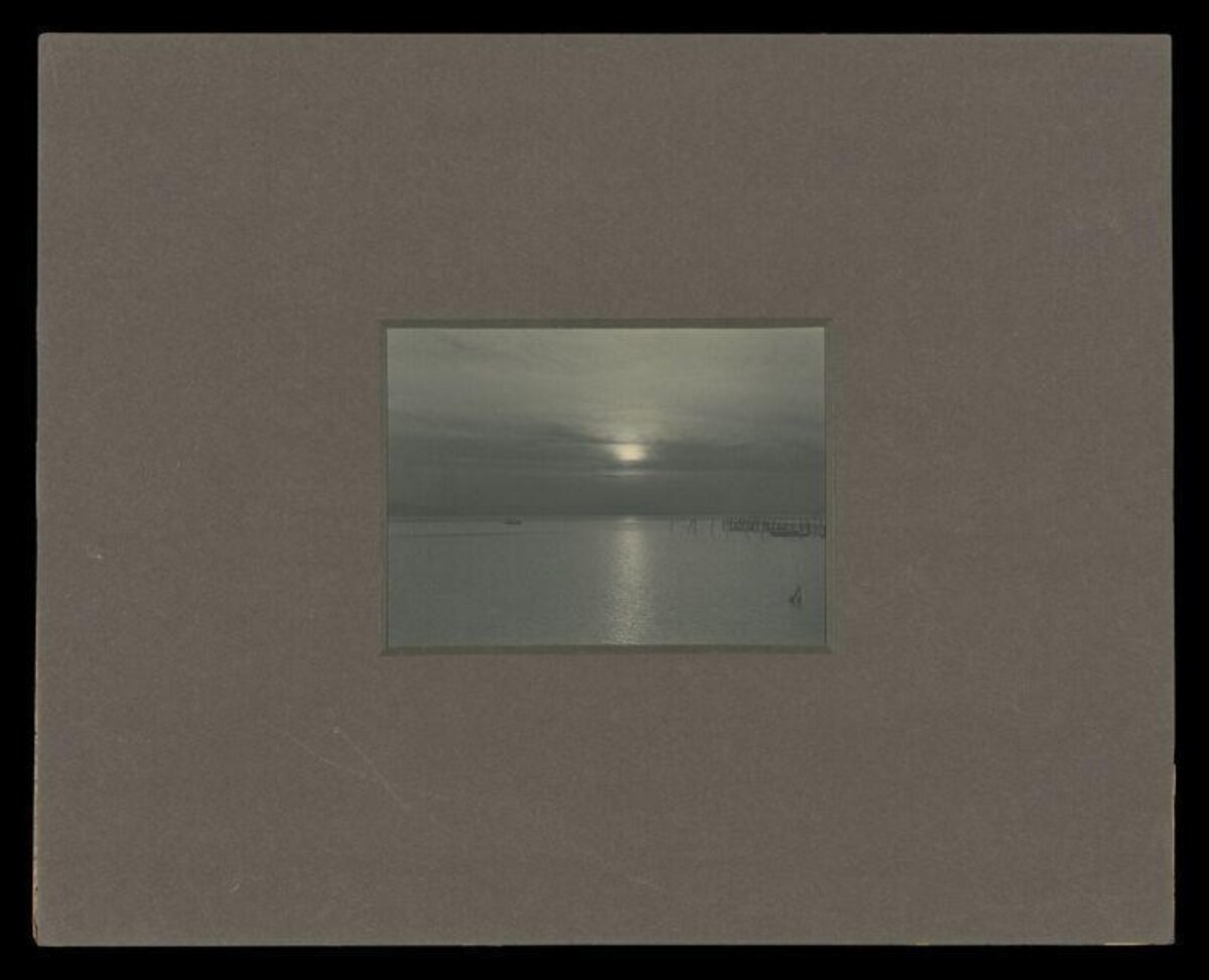 Moonlight Over Calm Sea