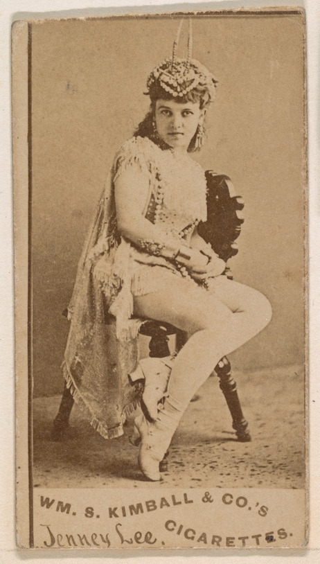 Vintage Jenney Lee Cigarette Card Portrait