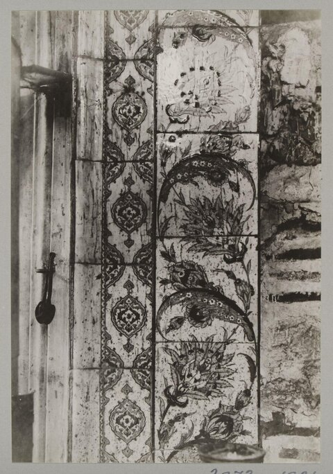 Antique Decorated Tiled Wall