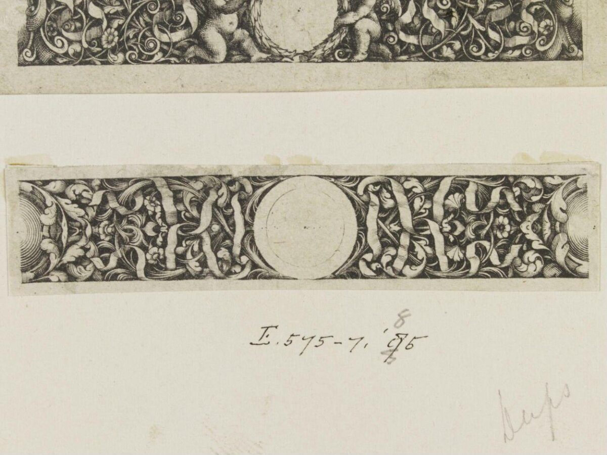 Antique Engraved Decorative Ornament Band