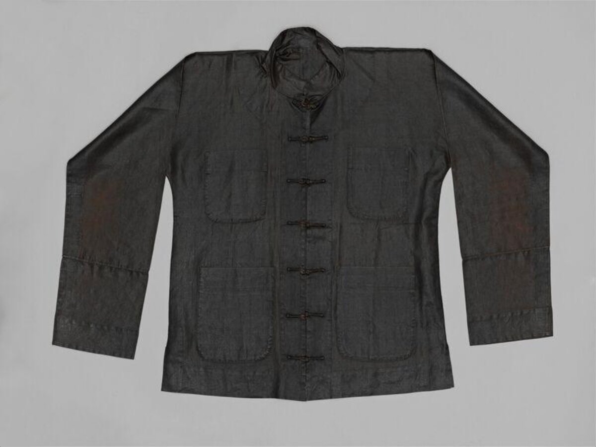 Black Traditional Chinese Tang Jacket