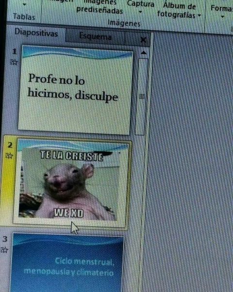 Student Prank Meme in PowerPoint