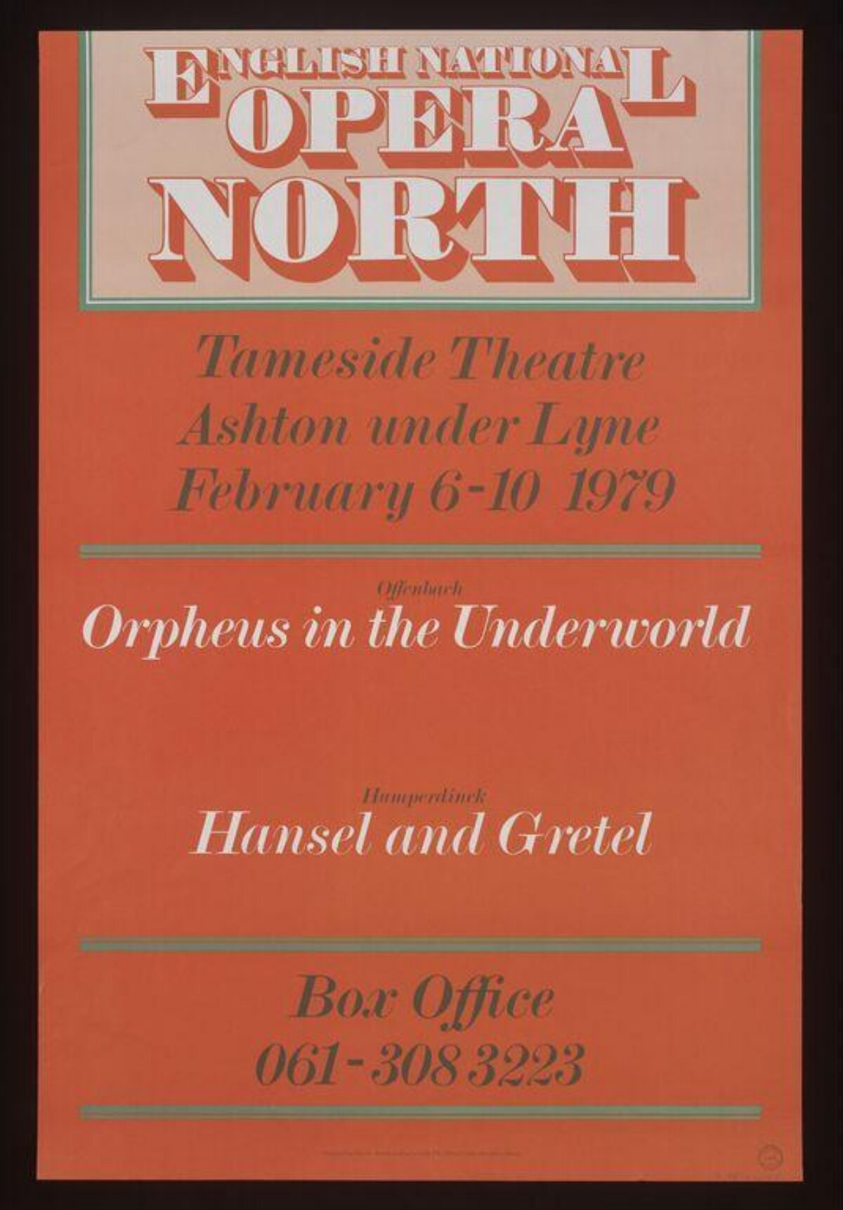 1979 English National Opera North Poster
