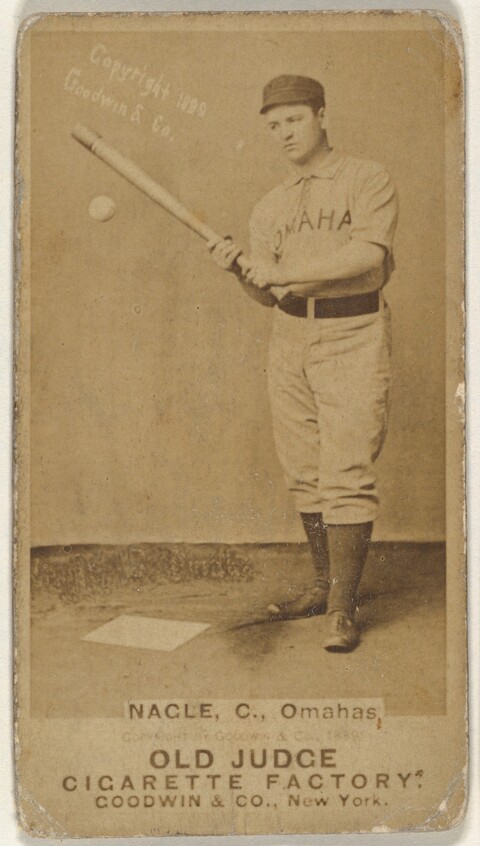1890 Old Judge C. Nacle Baseball Card