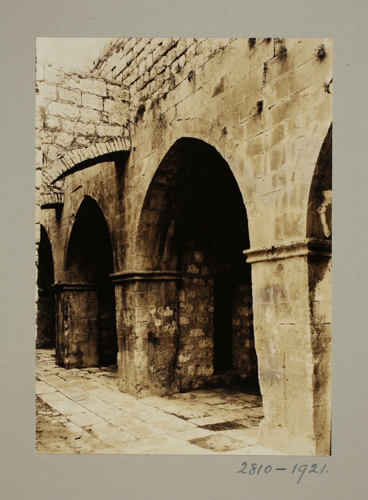 Vintage Stone Arched Colonnade