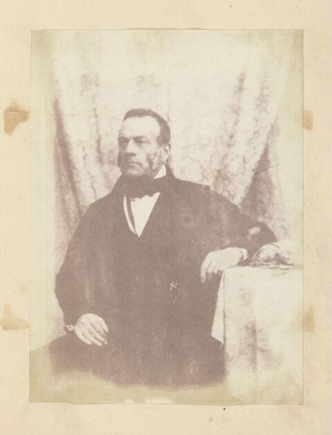 Vintage Seated Gentleman Portrait
