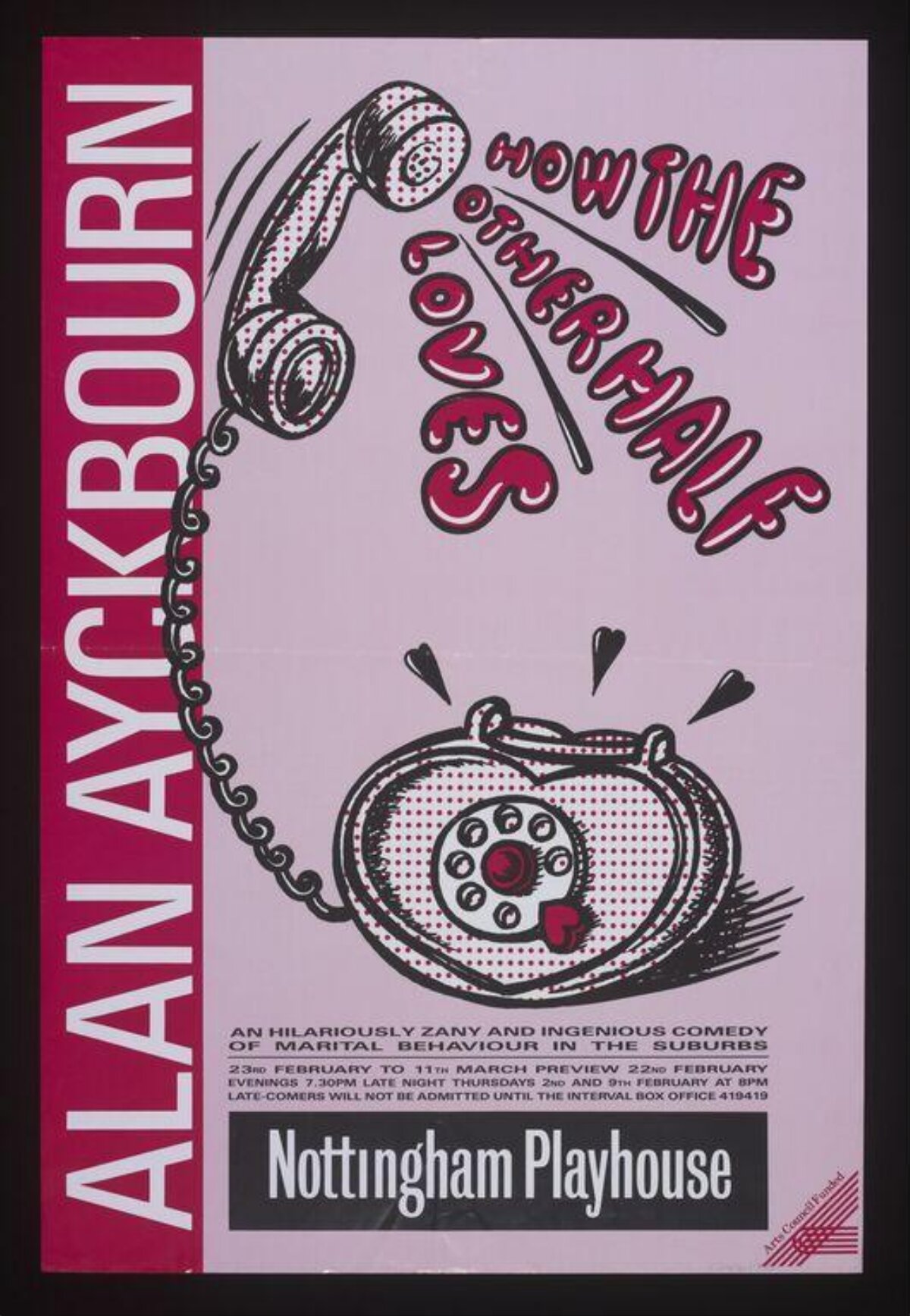 Nottingham Playhouse Comedy Play Poster