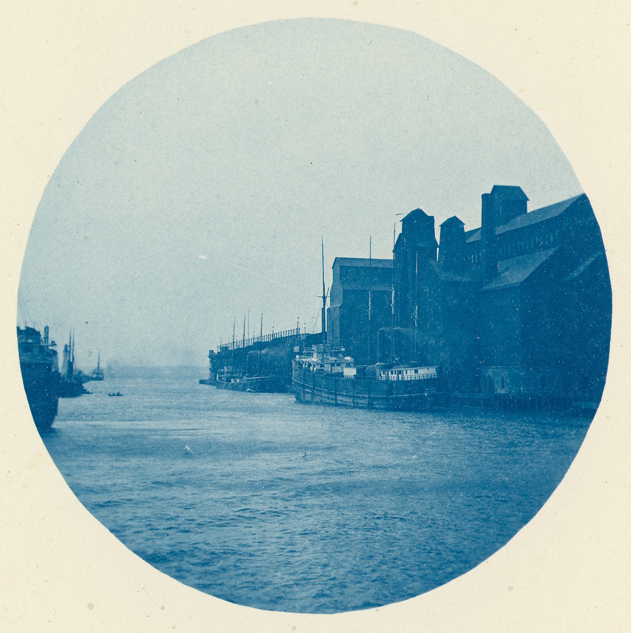 Vintage Industrial Harbor Waterfront