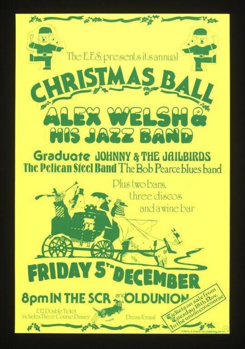 Annual Christmas Ball Event Poster