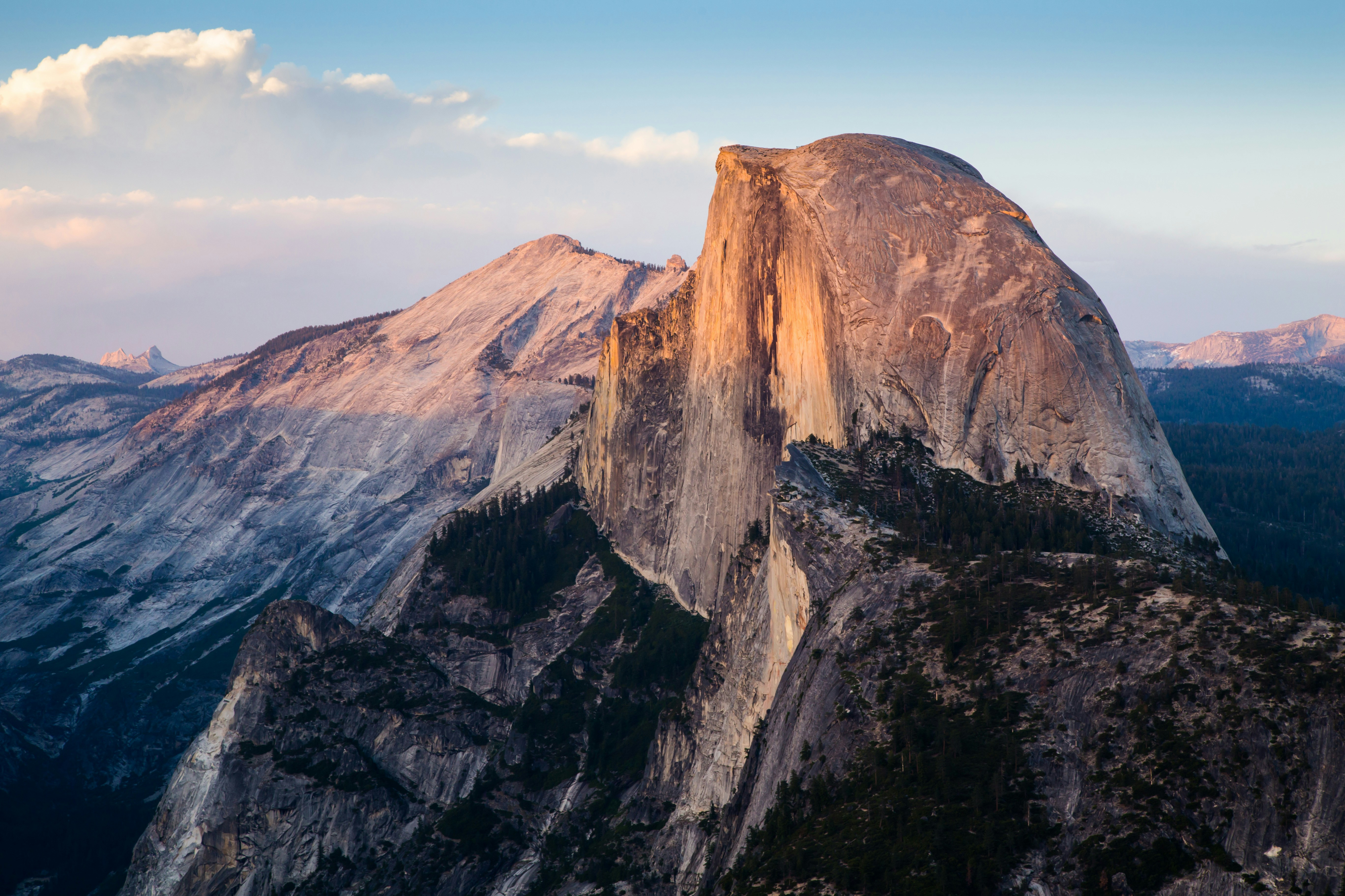 Half Dome at Sunset